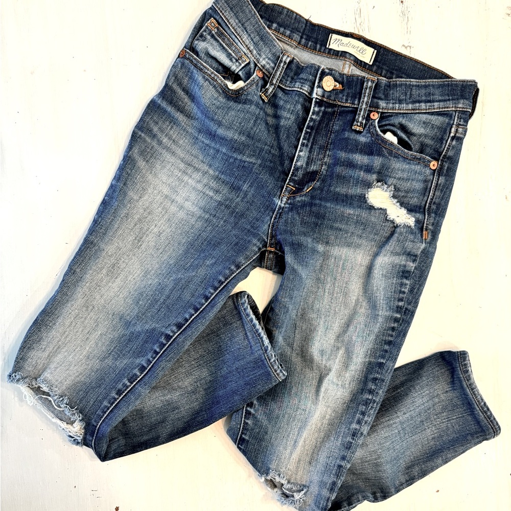 Madewell High Riser Skinny Crop Size 26